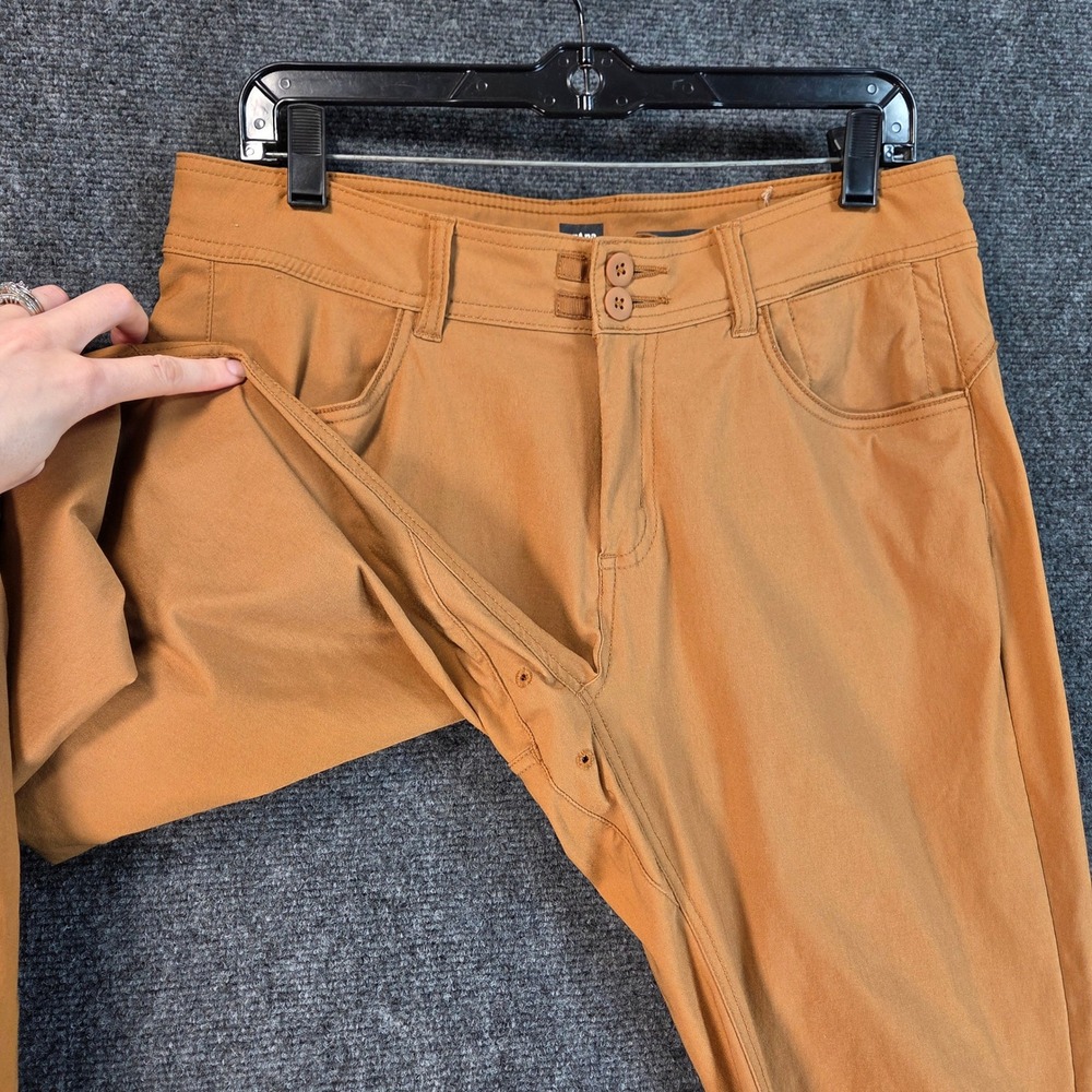 Prana Halle II Hiking Pants Womens 10 Tan Straight Fit Outdoor Trail Utility - Picture 16 of 16